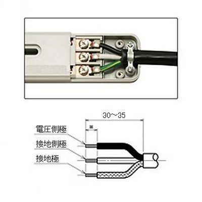 明工社 FM30Aコンセントバー 19インチラック用 18個口 30A 125V 15A 安全ブレーカ×2(9×2分岐)付  MR7934 画像4