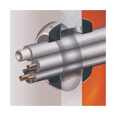 因幡電工 ファイヤープロシリーズ 耐火キャップC 壁用 空調・電力用 適合ボイド管呼び径125mm  IRC-125CK 画像3