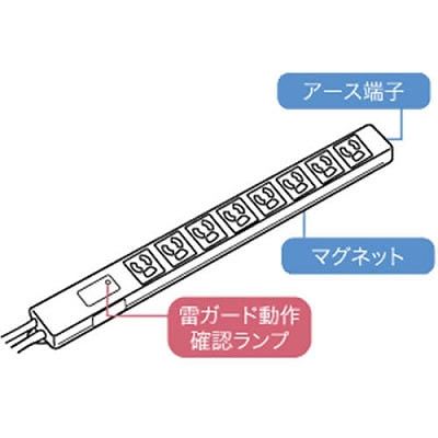 サンワサプライ ノイズフィルタタップ  TAP-3811NFN 画像3