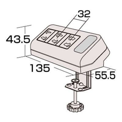 サンワサプライ 便利タップ(3個口・2m)  TAP-B25 画像2