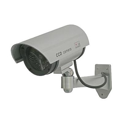 マザーツール 屋外設置型ダミーカメラ 壁面取付タイプ 疑似赤外線LED点灯  DC-027IR