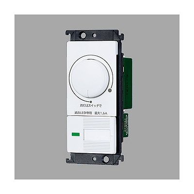 パナソニック LED用埋込調光スイッチC 片切・3路両用 ロータリー式 160VA 100V ホワイト  WTC57521W 画像2