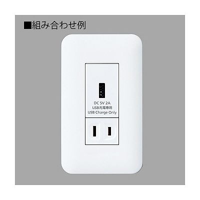 パナソニック 充電用埋込USBコンセント DC5V 2A ホワイト  WN1471SW 画像4