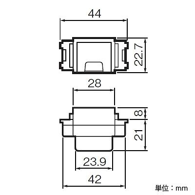 パナソニック アースターミナル フラット形 ホワイト  WN3075SW 画像3