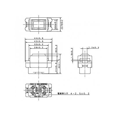 パナソニック フルカラー 埋込電圧検知型パイロットランプ 0.15W 100V 赤  WN3031RK 画像3