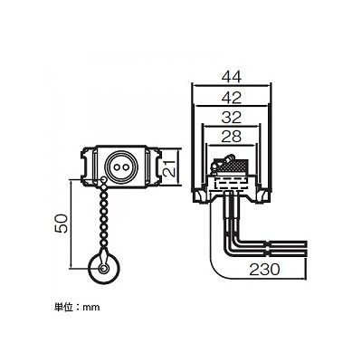 パナソニック フルカラー にぎり釦専用埋込コンセント 0.1A 30V  WN4491 画像2