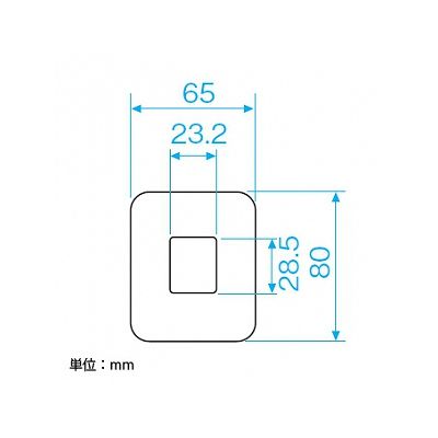 パナソニック フルカラー ホテル用プレート 1コ用タテ ミルキーホワイト  WNH9111 画像2