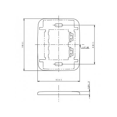 パナソニック フルカラー ホテル用カバープレート 2コ用相当 ミルキーホワイト  WNH9192 画像3
