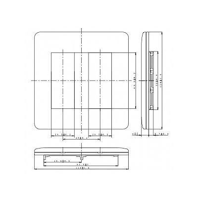 パナソニック フルカラー ワンタッチモダンプレート 6コ用 ミルキーホワイト  WN6806WK 画像3