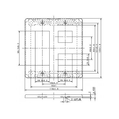 パナソニック フルカラー 新金属標準プレート2型 5コ用  WN6505K 画像3