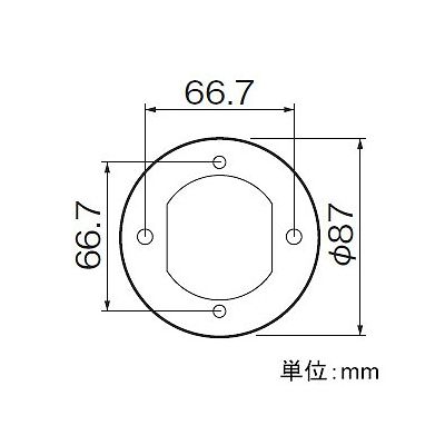 パナソニック 引掛埋込ローゼット用取付方向調整金具  WG9101 画像2