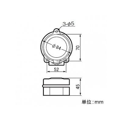 パナソニック 防水ジョイントボックス 小  WJ4101 画像2