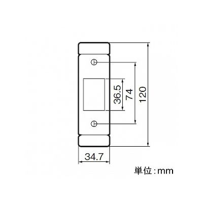 パナソニック ケースウェイはめ込み用厚型小穴カバー ラクダ色  WK7701Y 画像2