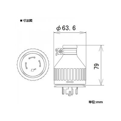 パナソニック 防水引掛接地3Pゴムキャップ 20A 250V ブラック  WF8420K 画像2