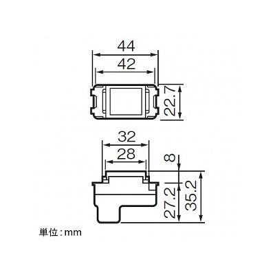 パナソニック 強制パターンレベル表示ランプ レベル切替スイッチ付 赤  WRT2589R 画像2