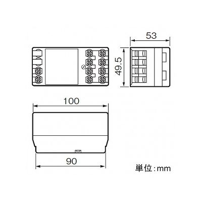 パナソニック 接点状態監視用出力ユニット 分電盤用 微小電流対応形 4出力用 光アドレス設定式  WRT2519 画像2