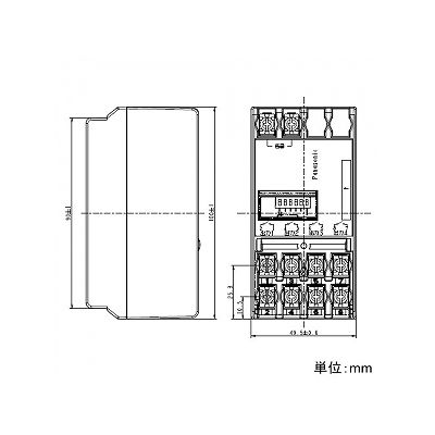 パナソニック ターミナルユニット付 6Aリレーユニット 片切 分電盤用 4回路用  WR34169 画像2