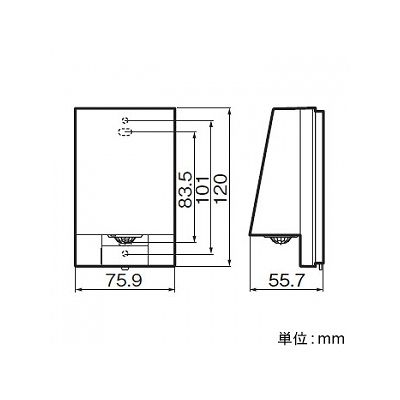 パナソニック 熱線センサ付自動スイッチ 親器 屋側壁防雨形 明るさセンサ付 光アドレス設定式  WRT3384 画像2