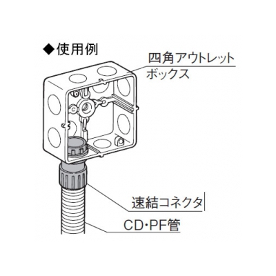パナソニック 速結コネクタ CD管用 呼び28  DM028K-R 画像3