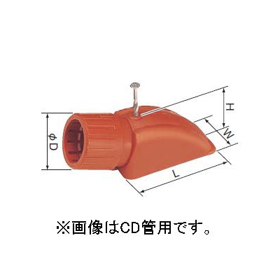 パナソニック 【数量限定特価】ころがしエンド(1本止め) PF管用 呼び16 クリームグレイ  DMP161SN-R 画像2