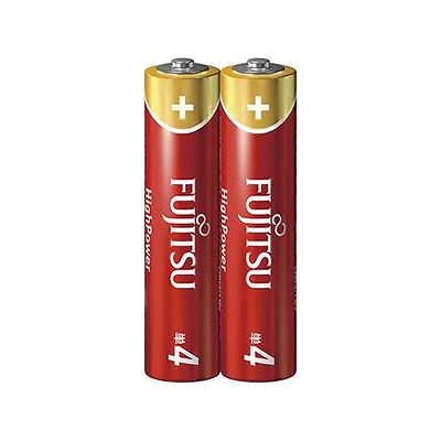 富士通 アルカリ乾電池 ハイパワータイプ 単4形 2個パック シュリンクパック×10セット LR03FH(2S)_10set