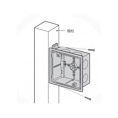 未来工業 遮音壁用 遮音アウトレットボックス  CDO-4ACS 画像2