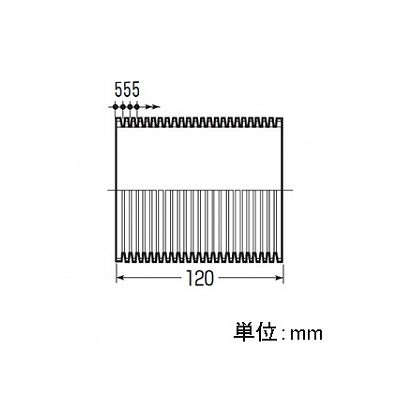 未来工業 塗代カバー継枠 プラスチック製継枠 カットタイプ 丸型  OF-11J 画像3