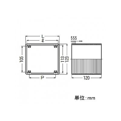 未来工業 ボックス用継枠 樹脂・鉄製ボックス用 プラスチック製 セーリスボックス用 3ヶ用  OF-182J 画像4