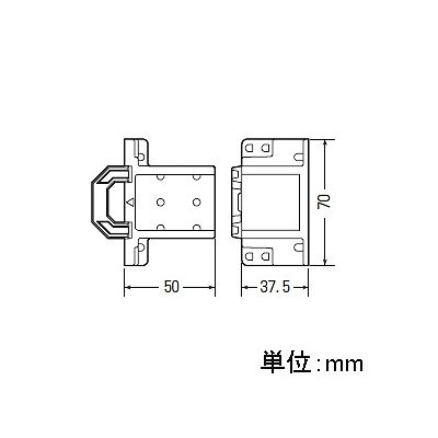 未来工業 固定バー支持具  KB-KMA2 画像3