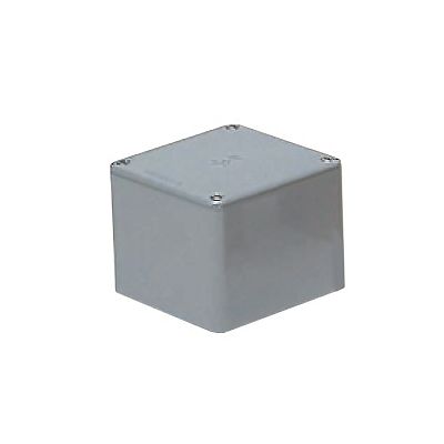 未来工業 防水プールボックス 平蓋 正方形 ノックなし 100×100×75 グレー PVP-1007A