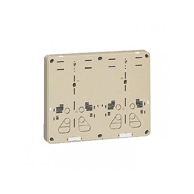未来工業 積算電力計取付板 2個用 カードホルダー付き グレー 全関東電気工事協会「優良機材推奨認定品」 B-2WHG-Z