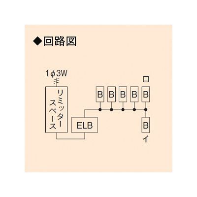 未来工業 ミライパネルMP型 単相三線式リミッタースペース 中性線欠相保護付3POC付漏電しゃ断器 露出・半埋込み兼用 回路数4+スペース数2  MP6-304K 画像2