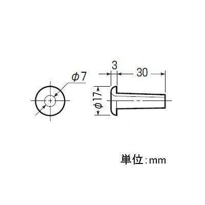 未来工業 【お買い得品 20個セット】電話線用ツバ管  MT-10J_20set 画像2