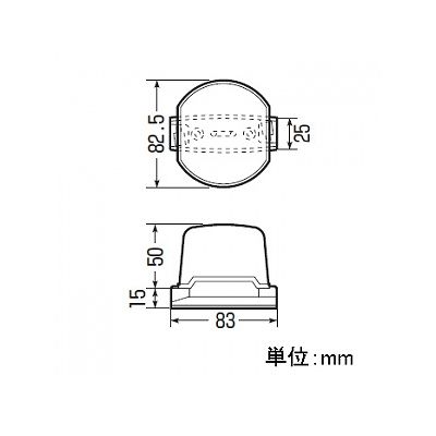 未来工業 【お買い得品 150個セット】透明ジョイントボックス 大型(丸)  MB-LS_150set 画像3