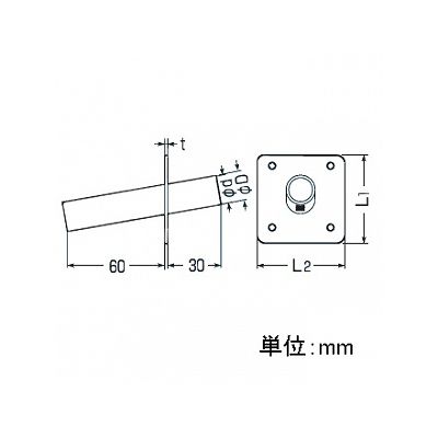 未来工業 【お買い得品 10個セット】壁引込みパイプ 22サイズ  KHP-22J_10set 画像3