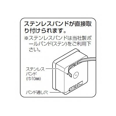 未来工業 【お買い得品 10個セット】露出用四角ボックス 防水タイプ ミルキーホワイト  PV4B-ANP1M_10set 画像4