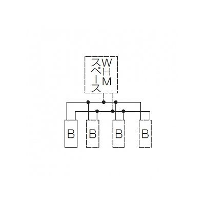 未来工業 【お買い得品 6個セット】電力量計ボックス 分岐ブレーカ付き ベージュ  WP4W-201J_6set 画像3