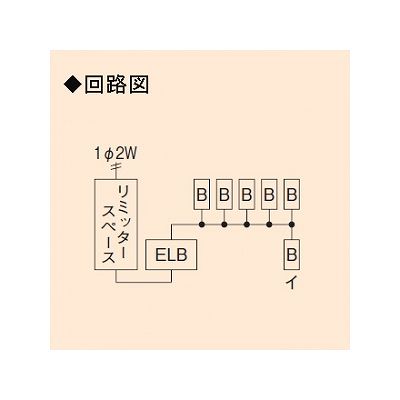 未来工業 【お買い得品 5個セット】ミライパネルMP型 単相三線式リミッタースペース 中性線欠相保護付3POC付漏電しゃ断器 露出・半埋込み兼用 回路数5+スペース数1  MP6-305K_5set 画像2