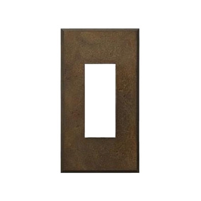 スガツネ工業 スイッチ・コンセントプレート 《エイジドキャストシリーズ》 ブロンズブラウン PXP-AC01-BR