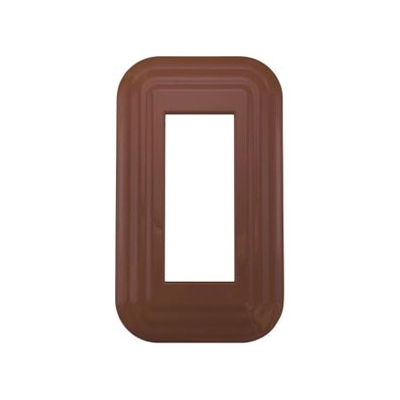 スガツネ工業 スイッチ・コンセントプレート 《プレミアムホーローレトロシリーズ》 ブラウン PXP-HH01-BR