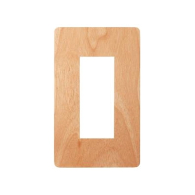 スガツネ工業 スイッチ・コンセントプレート 《プレミアムウッド RDシリーズ》 天然木(メジロカバ) PXP-WR01-MK