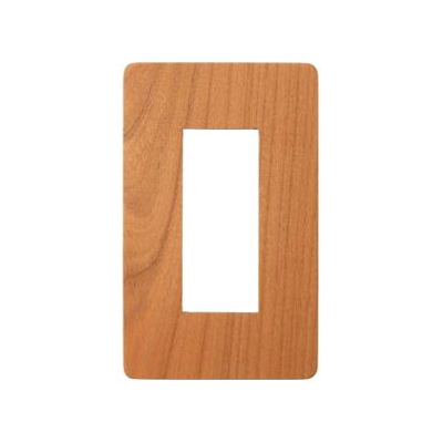 スガツネ工業 スイッチ・コンセントプレート 《プレミアムウッド RDシリーズ》 天然木(ヤマザクラ) PXP-WR01-YS