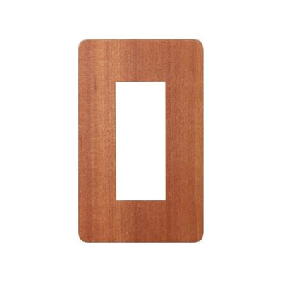 スガツネ工業 スイッチ・コンセントプレート 《プレミアムウッド RDシリーズ》 天然木(アサダ) PXP-WR01-AS