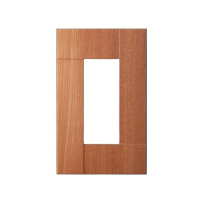 スガツネ工業 スイッチ・コンセントプレート 《プレミアムウッド SQシリーズ》 天然木(アサダ) PXP-WS01-AS