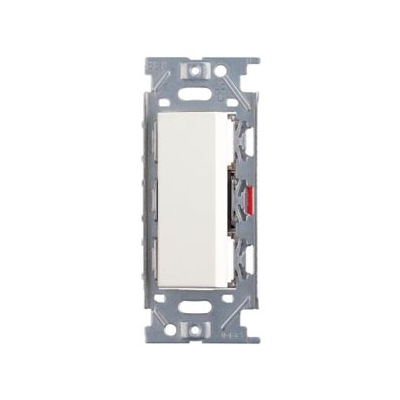 スガツネ工業 埋込シングルスイッチ AC300V 15A ピュアホワイト  PXP-J-NKW01008-PW