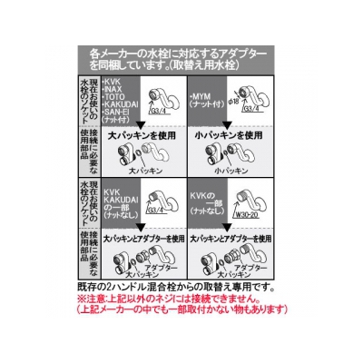 KVK(ケーブイケー) 取替用サーモスタット式シャワー 接続アダプター付 240mmパイプ付 《KF800Uシリーズ》  KF800UR2 画像6