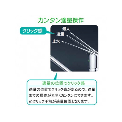 KVK(ケーブイケー) 流し台用シングルレバー式シャワー付混合栓 シャワー引出し式 寒冷地用 逆止弁なし 《eレバー水栓シリーズ》  KM5021ZTEC 画像5