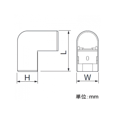 因幡電工 立面アウトコーナー90°(Fタイプ) 給水・給湯用配管化粧カバー 屋内・屋外兼用 対応樹脂管サイズ:16A 《リフォームダクトJD》  JCO-20F 画像4