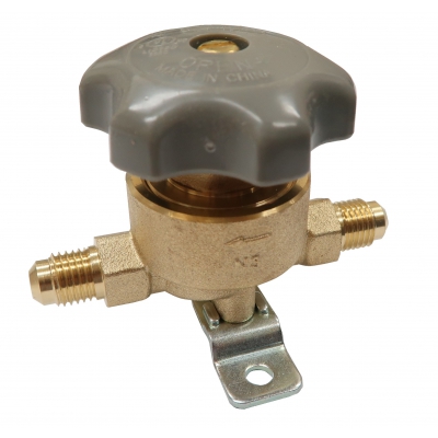 BBKテクノロジーズ(ビービーケーテクノロジーズ) パックレスバルブ フレアタイプ ナット無し 両端サイズ:5/8フレアオス BML-15