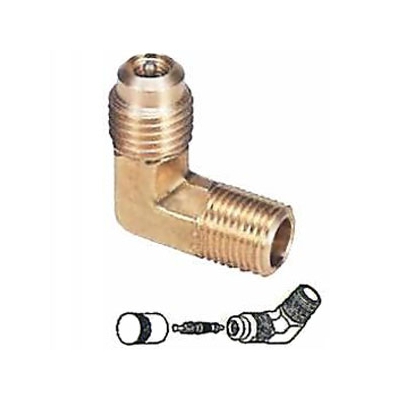 BBKテクノロジーズ(ビービーケーテクノロジーズ) 【生産完了】アクセスバルブ エルボ 1/4オスフレア×1/8NPT 3ヶ入 A31492